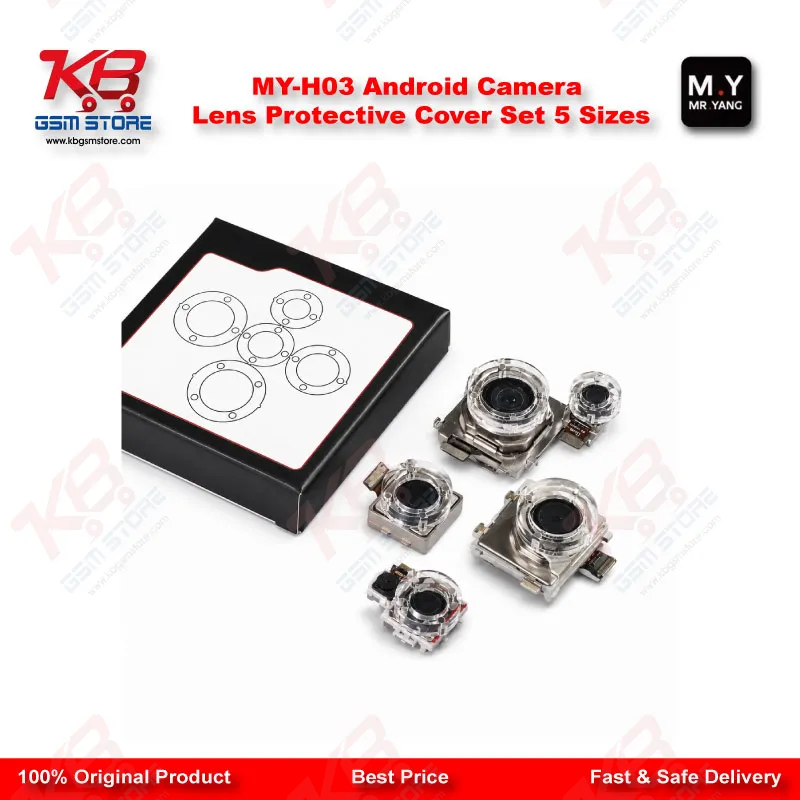 Mr.Yang MY-H03 Android Camera Lens Protective Cover Set – 5 Sizes