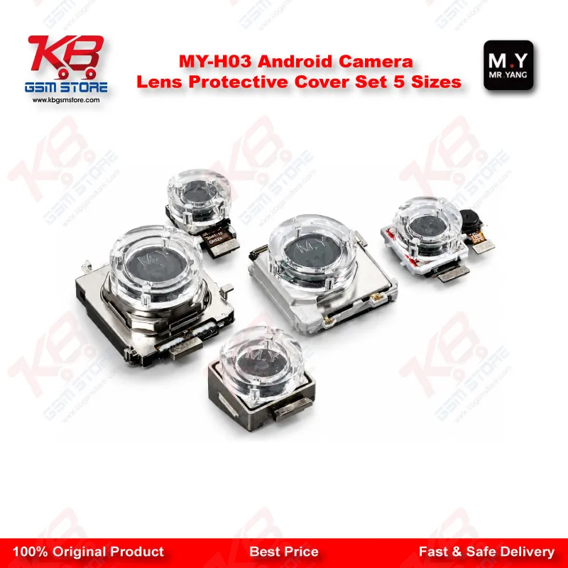 Mr.Yang MY-H03 Android Camera Lens Protective Cover Set – 5 Sizes