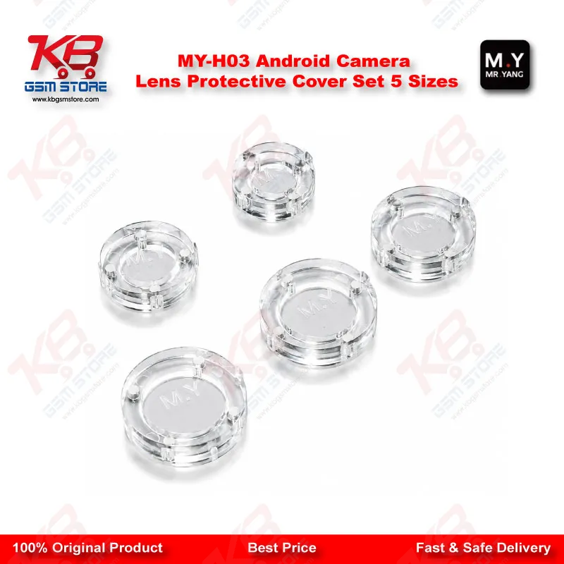 Mr.Yang MY-H03 Android Camera Lens Protective Cover Set – 5 Sizes