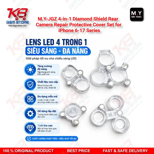 M.Y-JGZ 4-in-1 Diamond Shield Camera Protector Listing