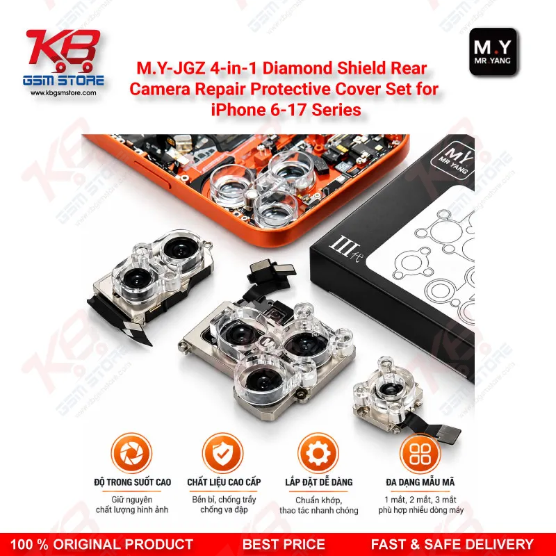 M.Y-JGZ 4-in-1 Diamond Shield Camera Protector Listing