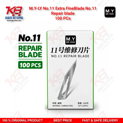M.Y-LY No.11 Extra Fine Blade (10 Pcs) – Precision Scalpel Blades for Mobile Repair