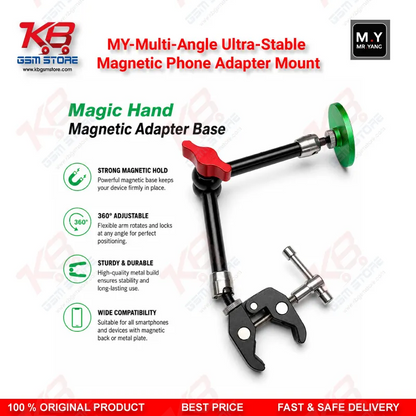 Mr.Yang Multi-Angle Magnetic Phone Adapter Mount with Base