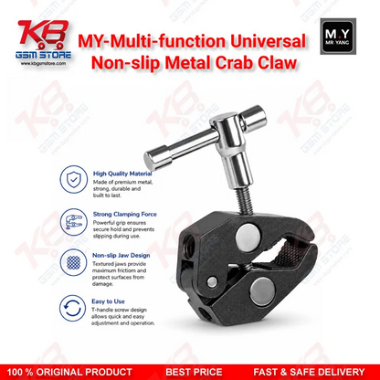 MY Multi-Function Universal Non-Slip Metal Crab Claw PCB Holder for Mobile Repair