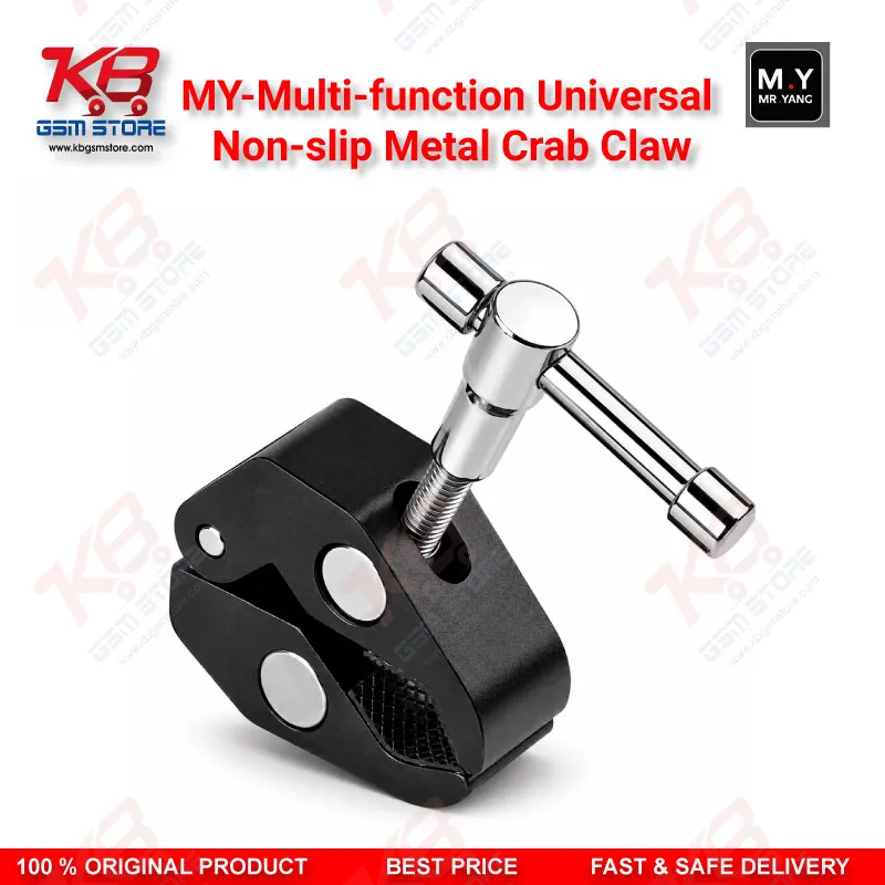 MY Multi-Function Universal Non-Slip Metal Crab Claw PCB Holder for Mobile Repair