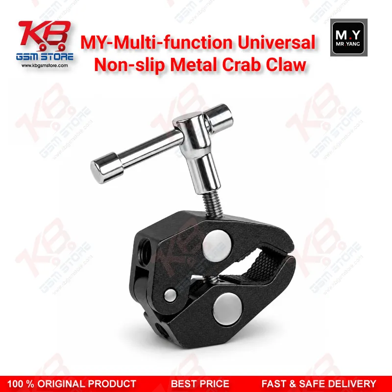 MY Multi-Function Universal Non-Slip Metal Crab Claw PCB Holder for Mobile Repair