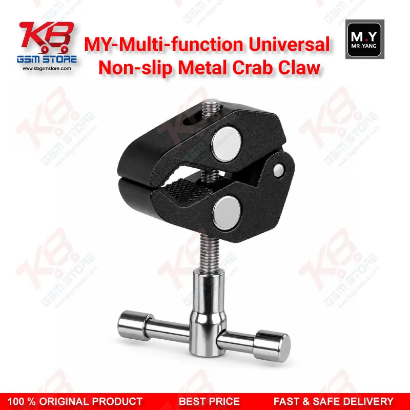 MY Multi-Function Universal Non-Slip Metal Crab Claw PCB Holder for Mobile Repair