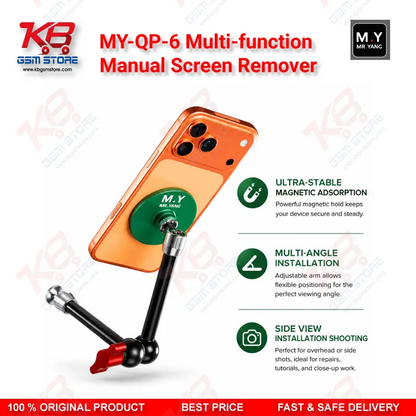 MY-QP-6 Multi-Function Manual Screen Remover – Magnetic Adjustable Positioning Arm