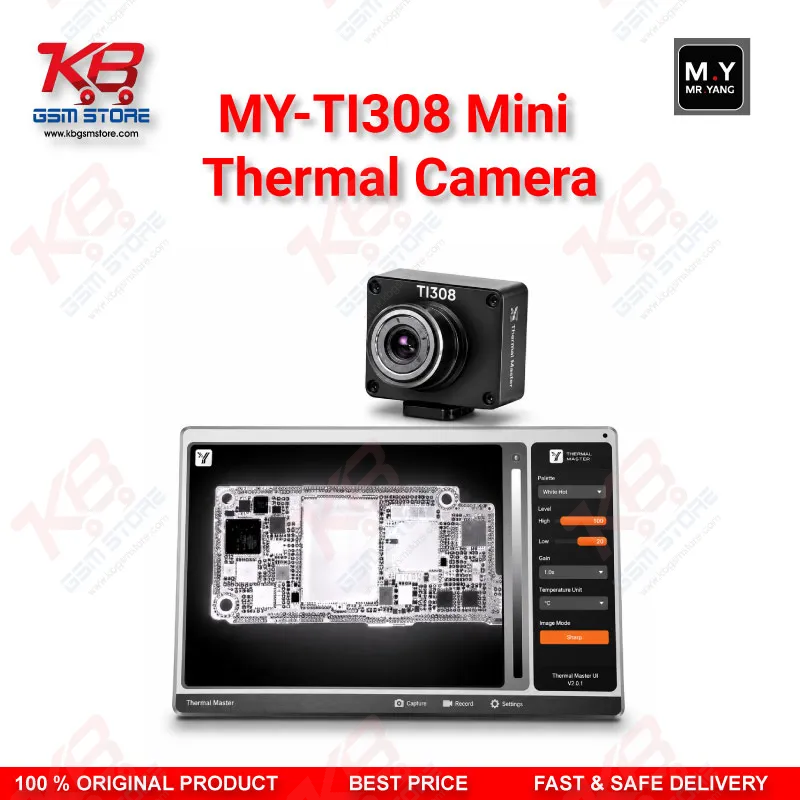 MY TI308 Mini Thermal Imaging Camera for Mobile PCB Repair – Type-C Motherboard Heat & Short Circuit Detector