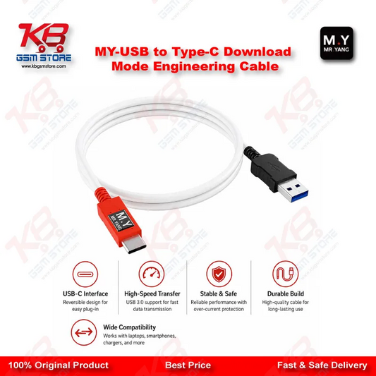 USB to Type-C Download Mode Engineering Cable for Samsung Galaxy S8 to S25 / Note 8 to Note 20 / A53