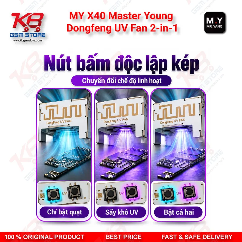 M.Y X40 Master Young Dongfeng UV Fan 2-in-1 Price in Pakistan