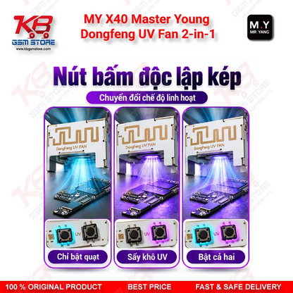 M.Y X40 Master Young Dongfeng UV Fan 2-in-1 Price in Pakistan
