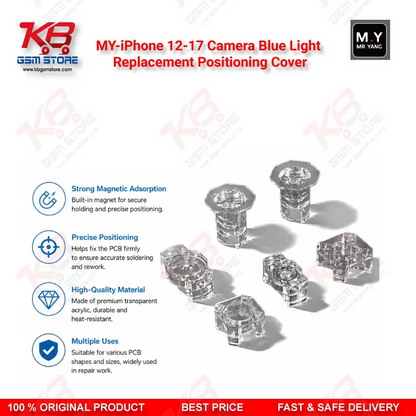 JF8 iPhone 12-17 Camera Blue Light Replacement Positioning Cover