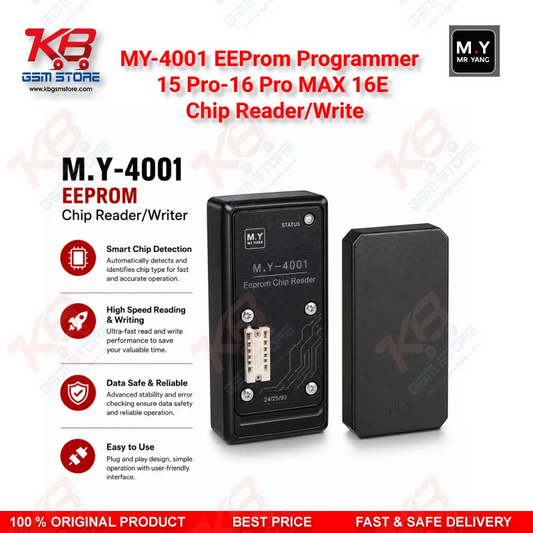 M.Y-4001 EEPROM Programmer for iPhone 15 Pro, 16 Pro, 16 Pro Max & 16e Chip Data Read Write Tool