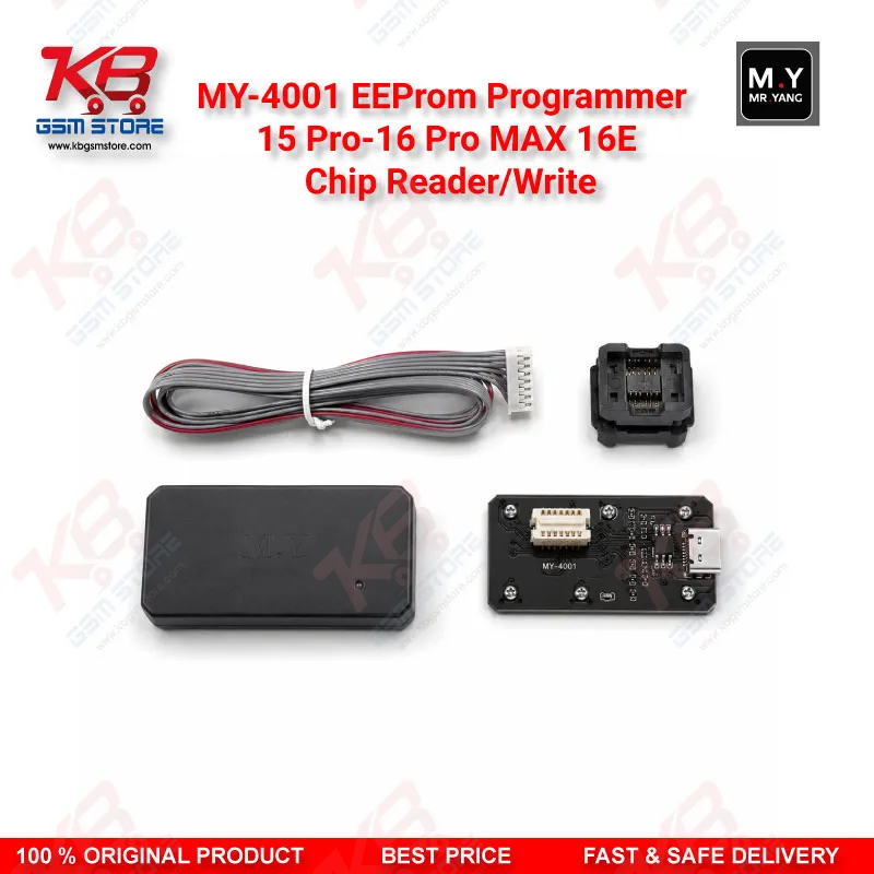 MY-4001 EEPROM Programmer for iPhone 15 Pro, 16 Pro, 16 Pro Max & 16e Chip Data Read Write Tool