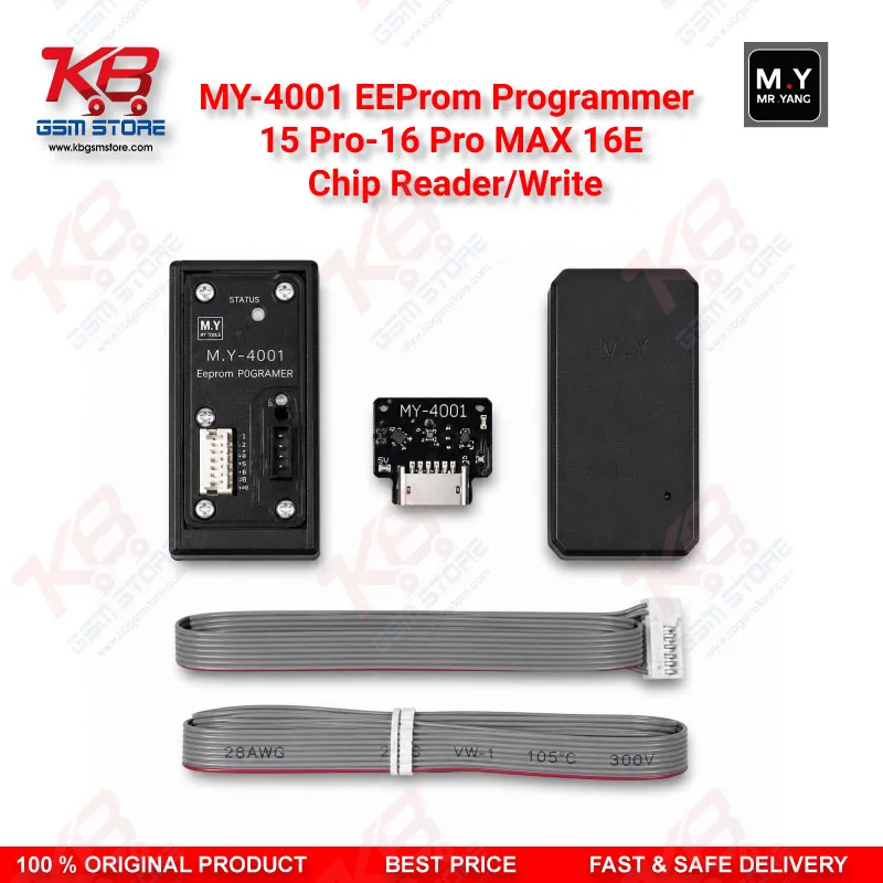 MY-4001 EEPROM Programmer for iPhone 15 Pro, 16 Pro, 16 Pro Max & 16e Chip Data Read Write Tool