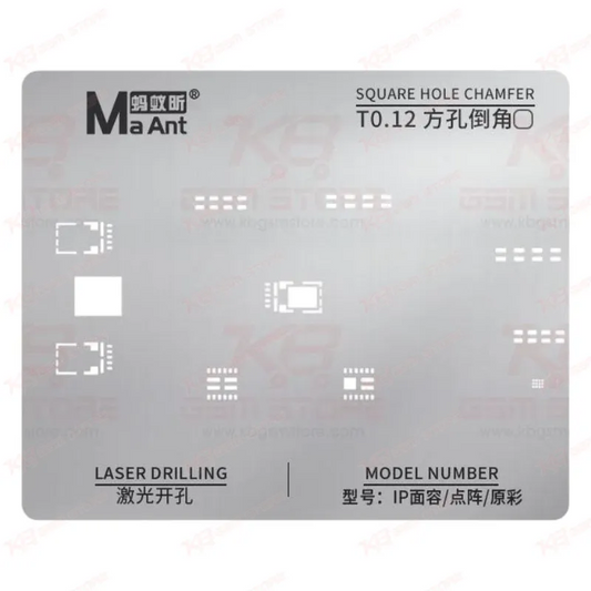 MaAnt MR-01 Dot Matrix Face Lattice Stencil Net for iPhone X XR Xs XsMax 11 11Pro 11Pro Max