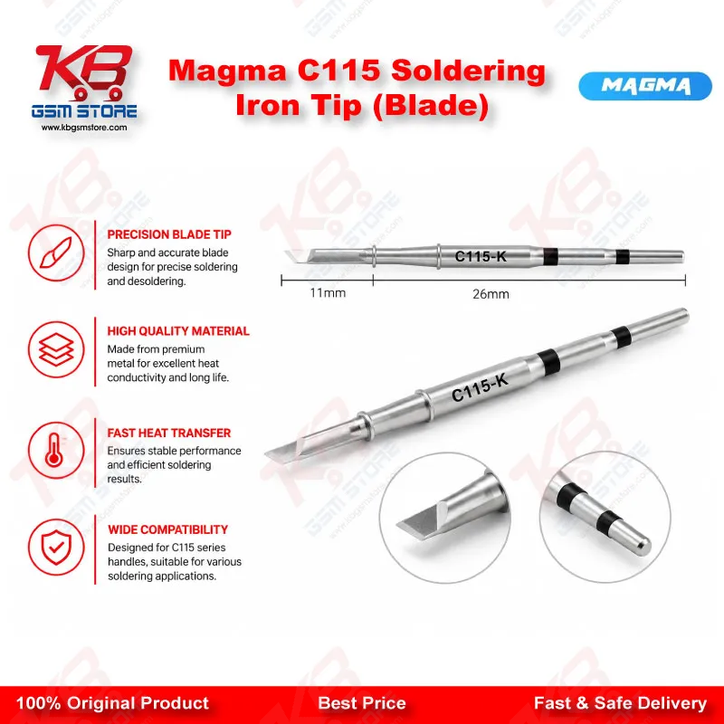 Magma C115 Soldering Iron Tip (Blade)