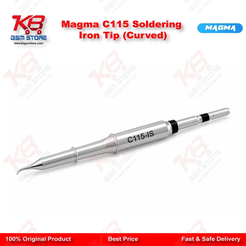 Magma C115 Soldering Iron Tip (Curved)