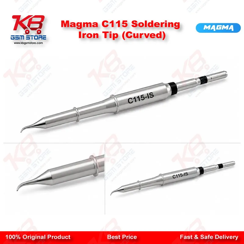 Magma C115 Soldering Iron Tip (Curved)