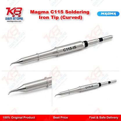 Magma C115 Soldering Iron Tip (Curved)