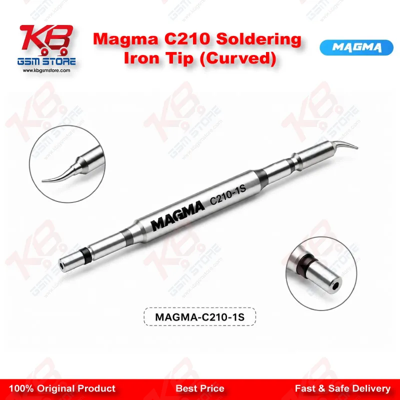 Magma C210 Soldering Iron Tip (Curved)