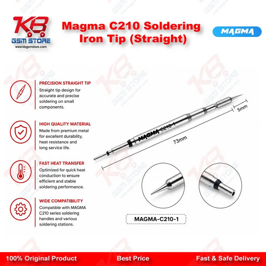 Magma C210 Soldering Iron Tip (Straight)