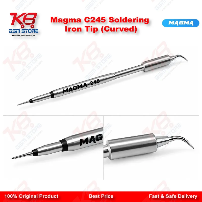 Magma C245 Soldering Iron Tip (Curved)