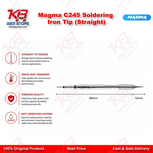 Magma C245 Soldering Iron Tip (Straight)