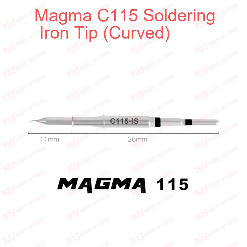 Magma C115 Soldering Iron Tip (Curved)