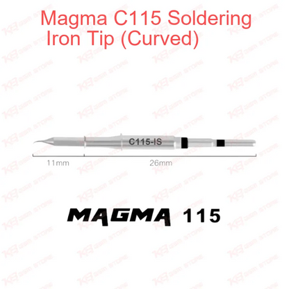 Magma C115 Soldering Iron Tip (Curved)
