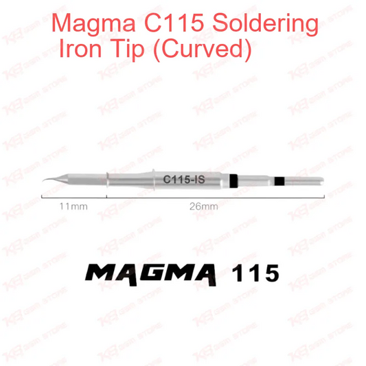 Magma C115 Soldering Iron Tip (Curved)
