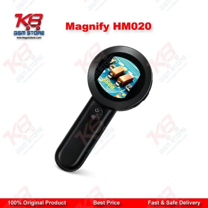 Magnify HM020 Handheld Digital Microscope 100X Magnification 2-Inch IPS Screen with LED Light