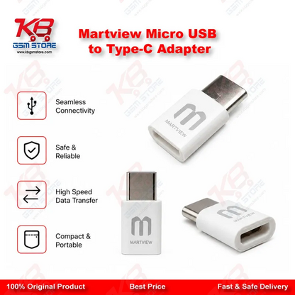 Martview Micro USB to Type-C Adapter