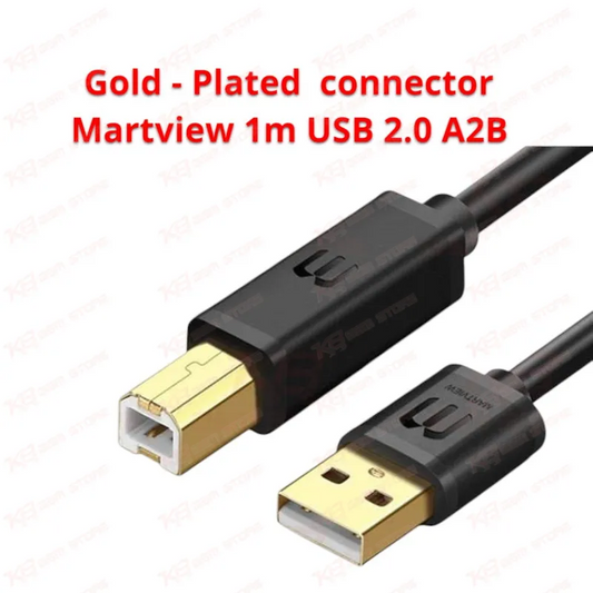Martview 1M USB 2.0 Type A to B Cable