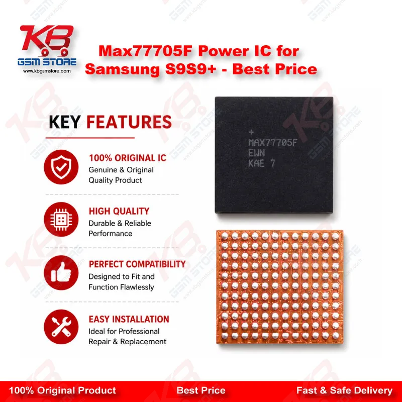 MAX77705F Power Management IC (PMIC) for Samsung Galaxy S9, S9+, Note 9