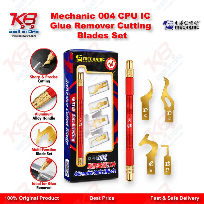 Mechanic 004 CPU IC Glue Remover Cutting Blades Set
