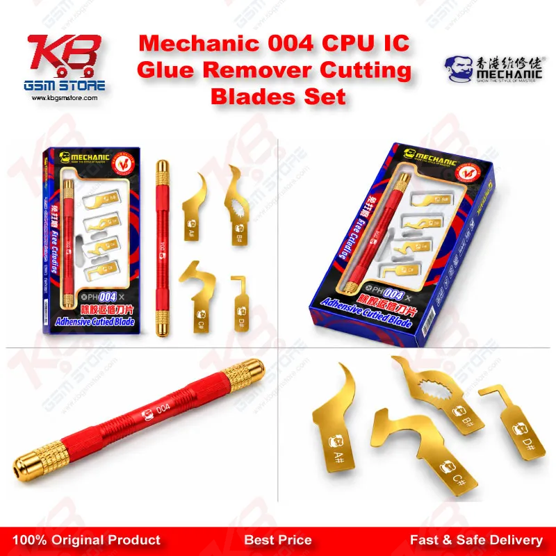 Mechanic 004 CPU IC Glue Remover Cutting Blades Set