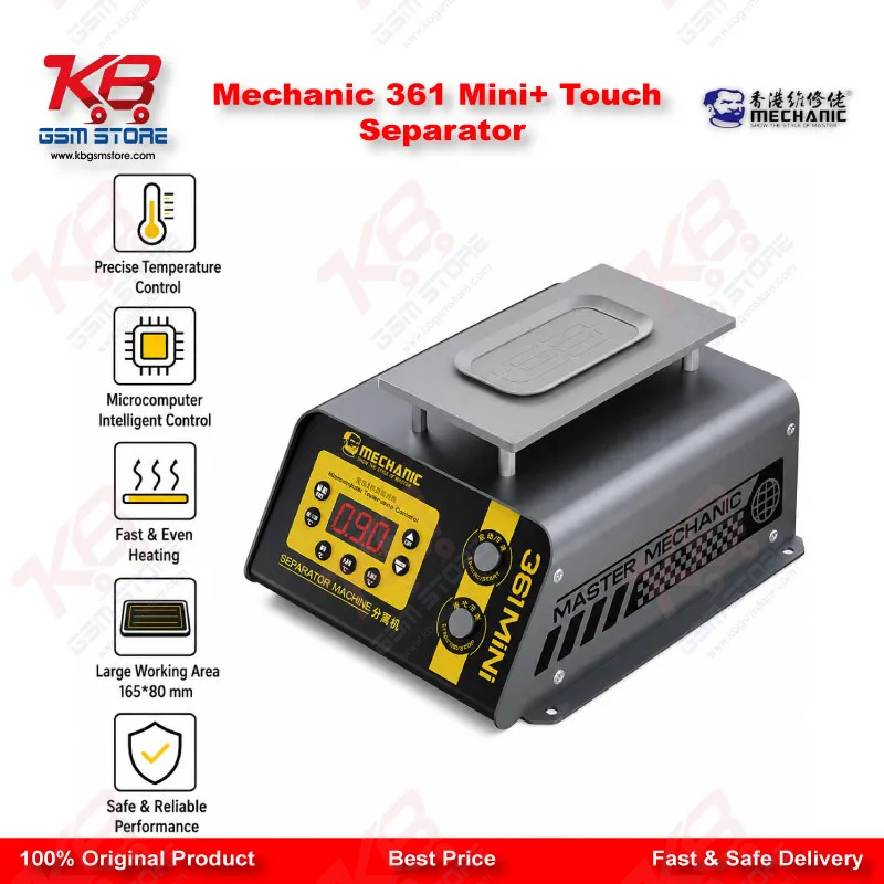 Mechanic 361 Mini+ Touch Screen Separator Machine (Built-In Vacuum Pump)