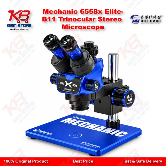 Mechanic 6558x Elite-B11 Trinocular Stereo Microscope