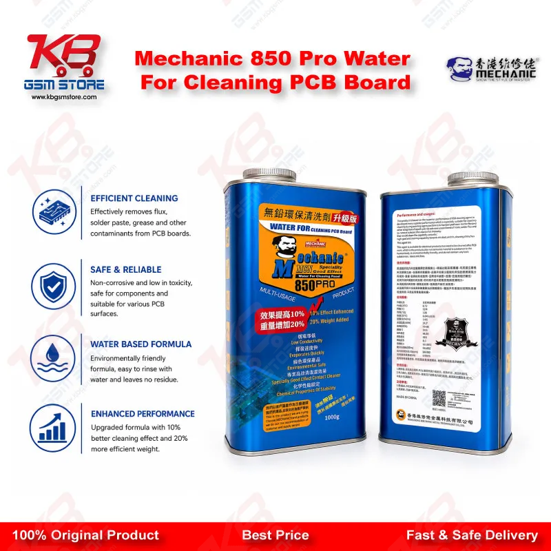 Mechanic 850 Pro Water For Cleaning PCB Board