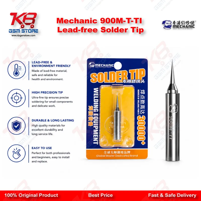 Mechanic 900M-T-TI Lead-free Solder Tip