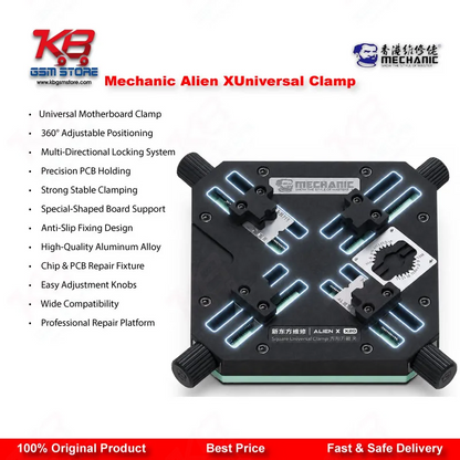 Mechanic Alien X 360° Universal Special-Shaped Motherboard Fixture Clamp for PCB IC Chip Repair