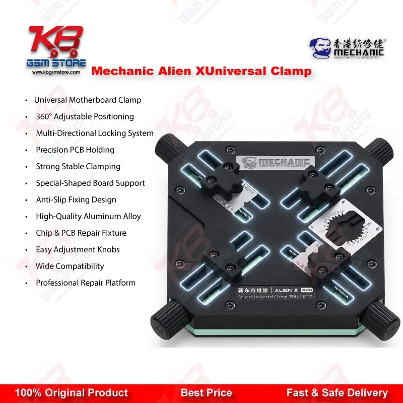 Mechanic Alien X 360° Universal Special-Shaped Motherboard Fixture Clamp for PCB IC Chip Repair