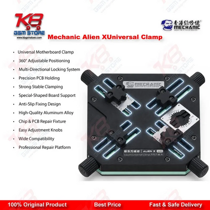Mechanic Alien X 360° Universal Special-Shaped Motherboard Fixture Clamp for PCB IC Chip Repair