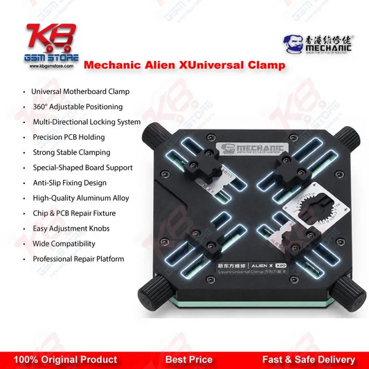 Mechanic Alien X 360° Universal Special-Shaped Motherboard Fixture Clamp for PCB IC Chip Repair