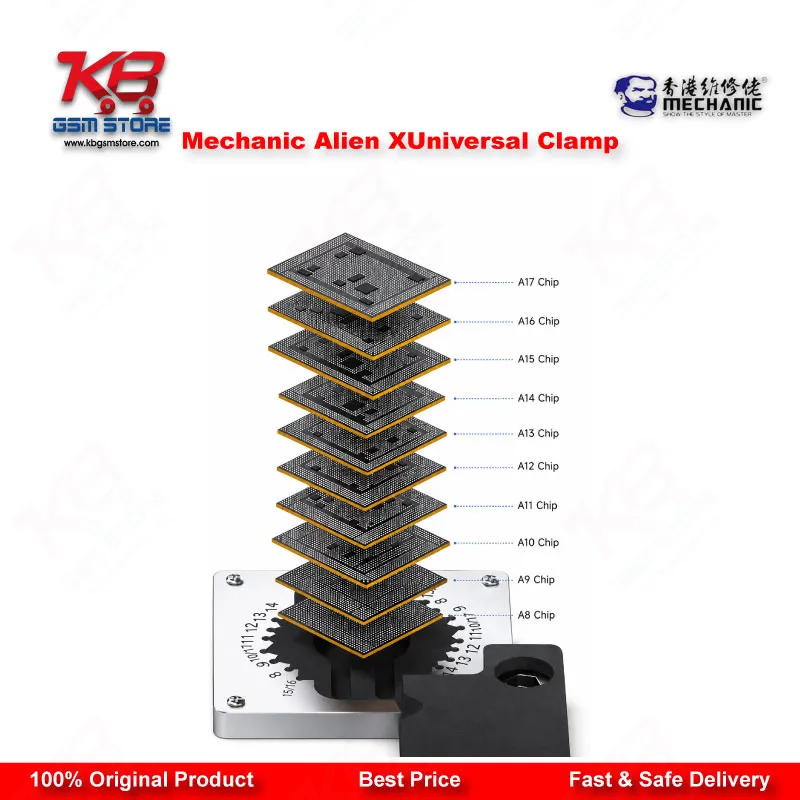 Mechanic Alien X 360° Universal Special-Shaped Motherboard Fixture Clamp for PCB IC Chip Repair