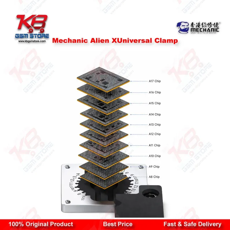 Mechanic Alien X 360° Universal Special-Shaped Motherboard Fixture Clamp for PCB IC Chip Repair