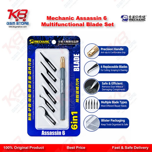 Mechanic Assassin 6 Multifunctional Blade Set - IC Degumming