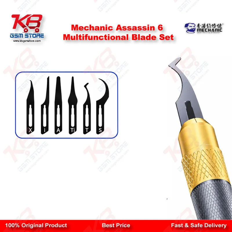 Mechanic Assassin 6 Multifunctional Blade Set - IC Degumming